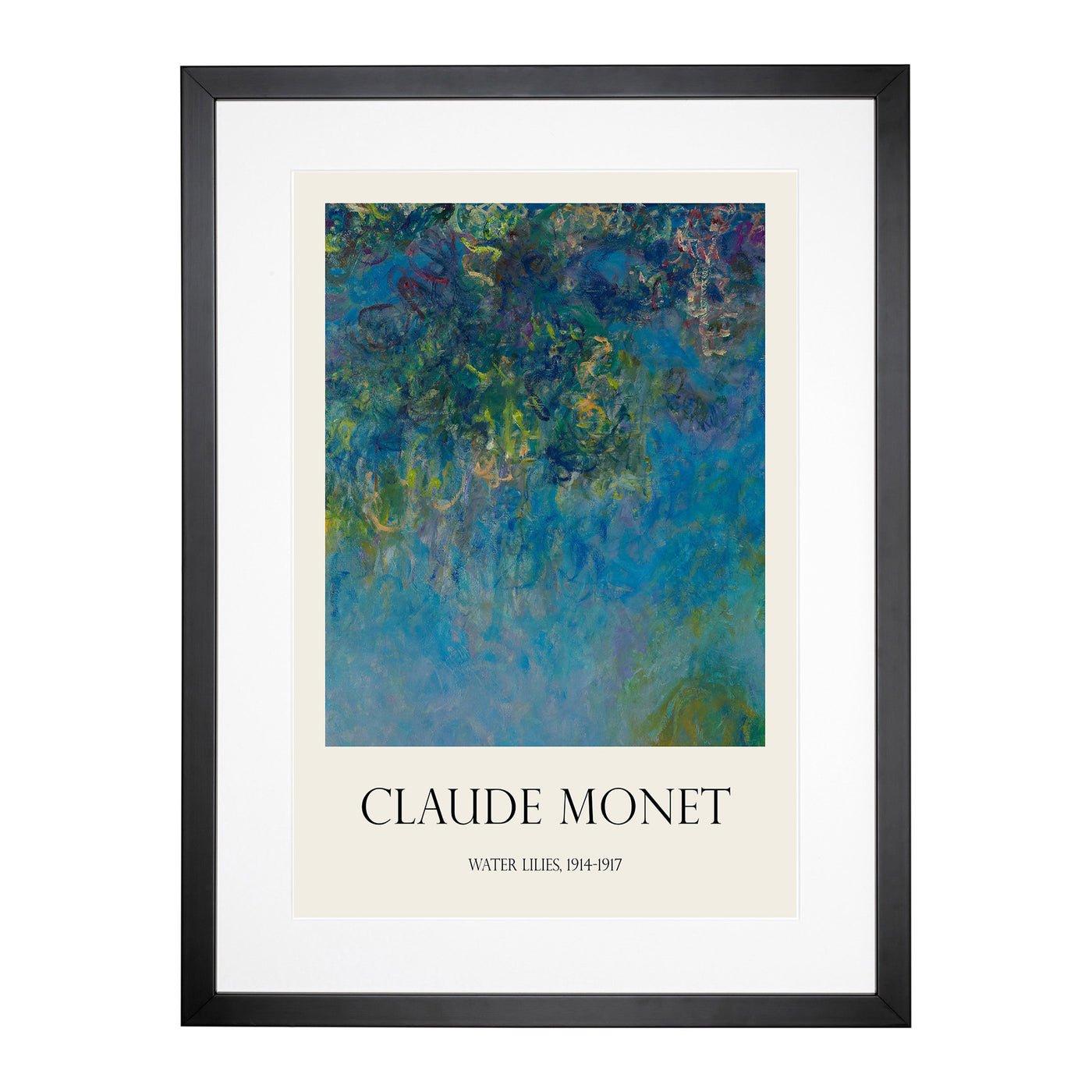 Water Lilies Lily Pond Vol.15 Print By Claude Monet Framed Print Main Image