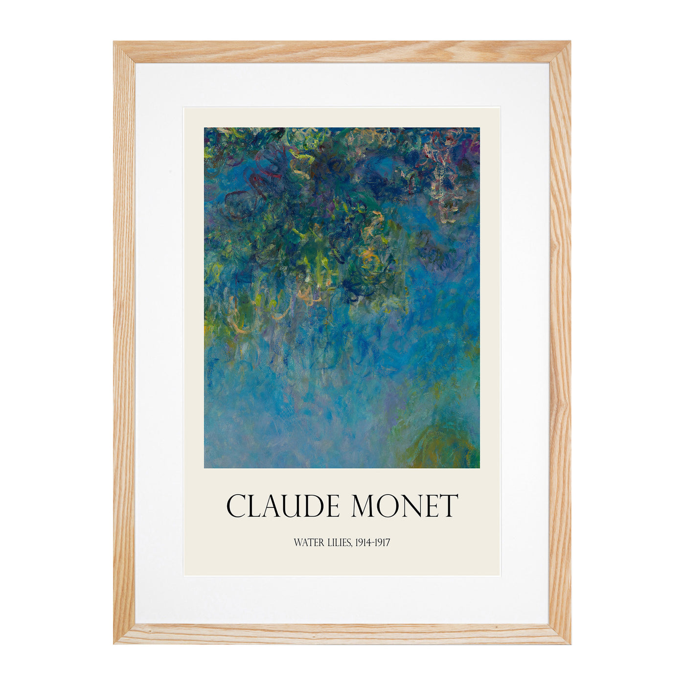 Water Lilies Lily Pond Vol.15 Print By Claude Monet