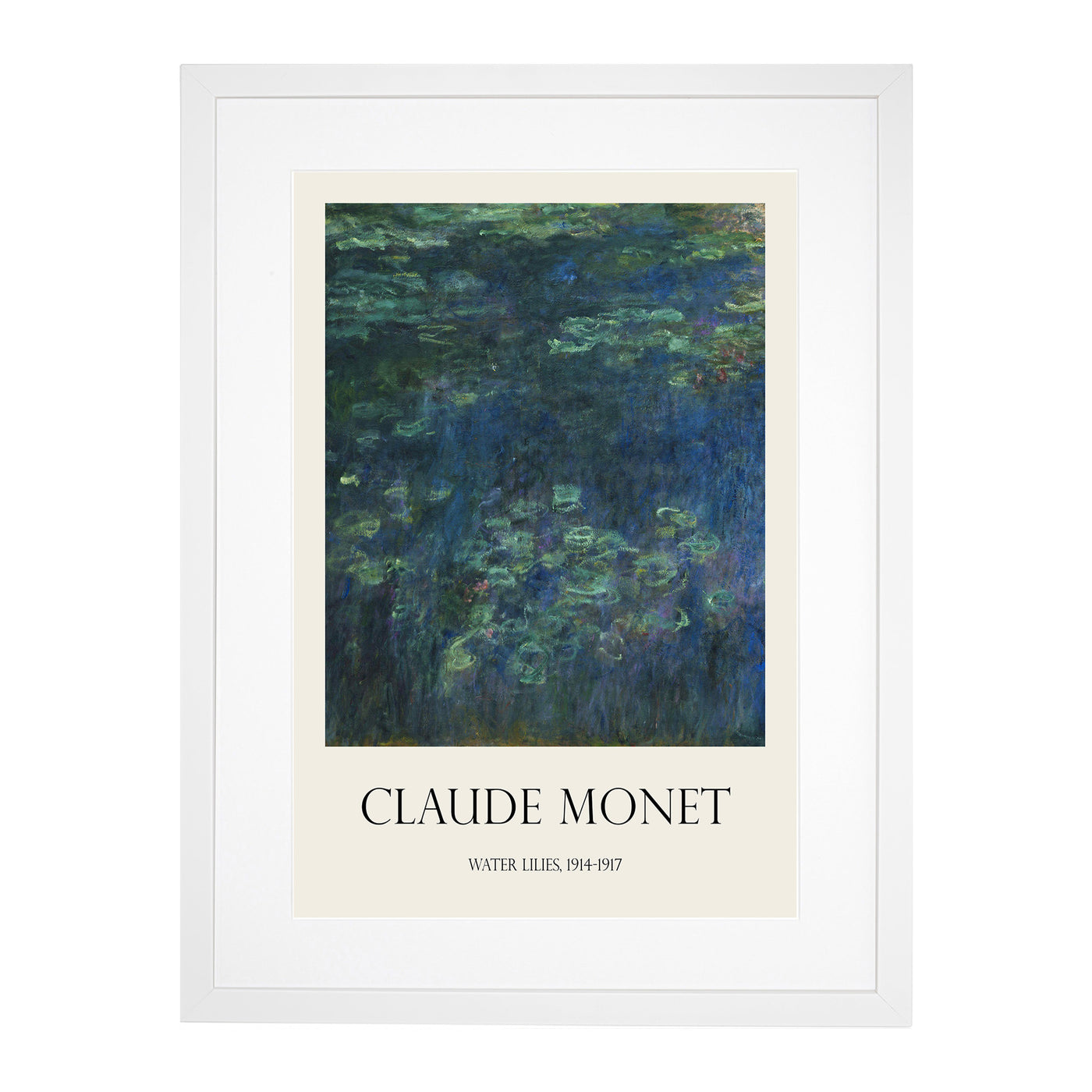 Water Lilies Lily Pond Vol.21 Print By Claude Monet