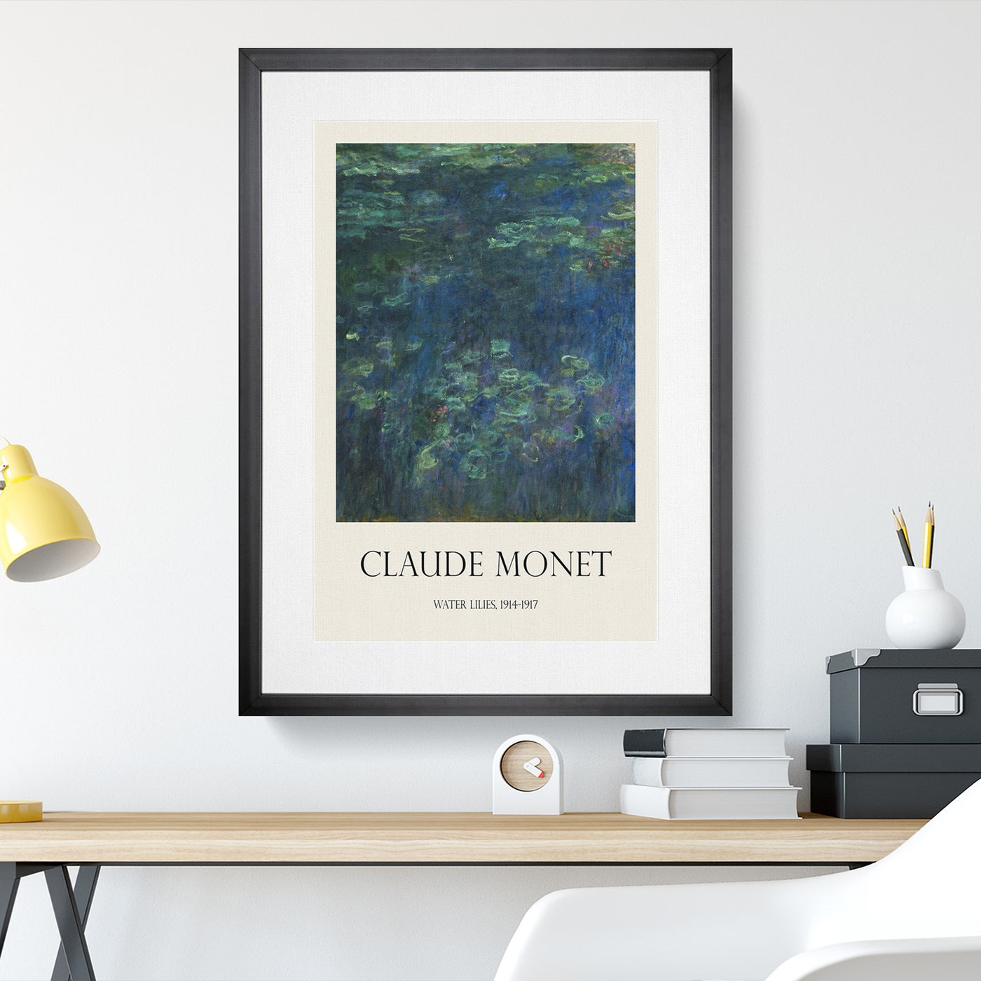 Water Lilies Lily Pond Vol.21 Print By Claude Monet