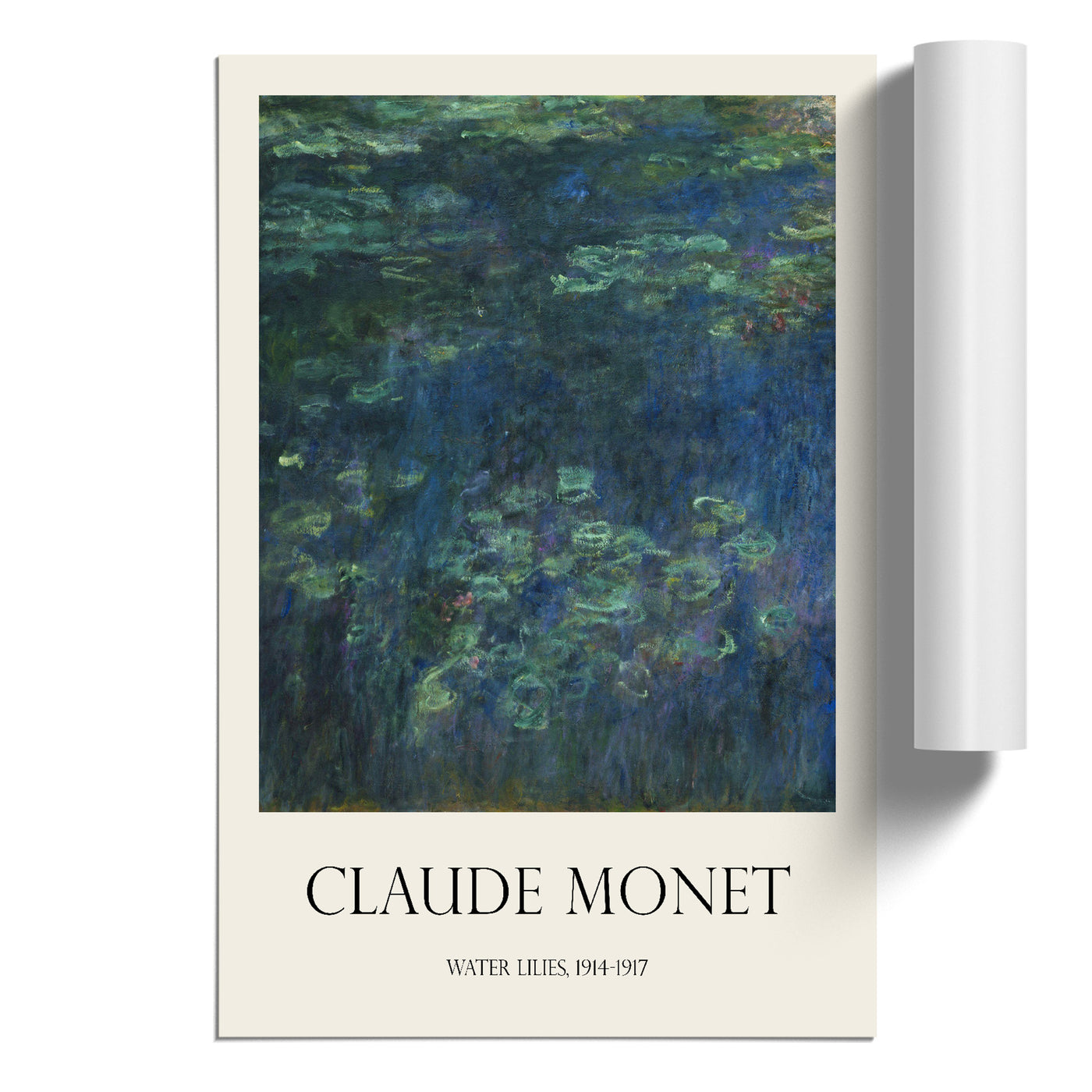 Water Lilies Lily Pond Vol.21 Print By Claude Monet