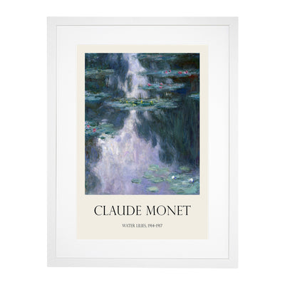 Water Lilies Lily Pond Vol.23 Print By Claude Monet