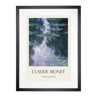 Water Lilies Lily Pond Vol.23 Print By Claude Monet Framed Print Main Image