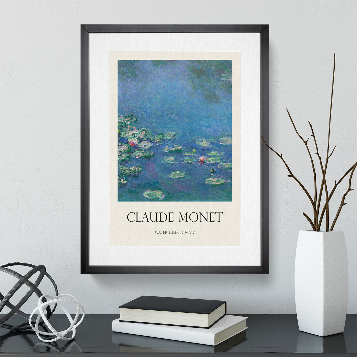 Water Lilies Lily Pond Vol.24 Print By Claude Monet