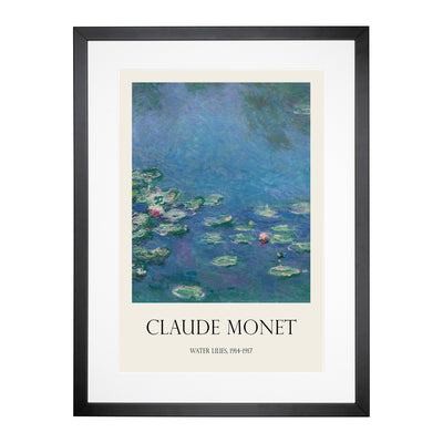 Water Lilies Lily Pond Vol.24 Print By Claude Monet Framed Print Main Image