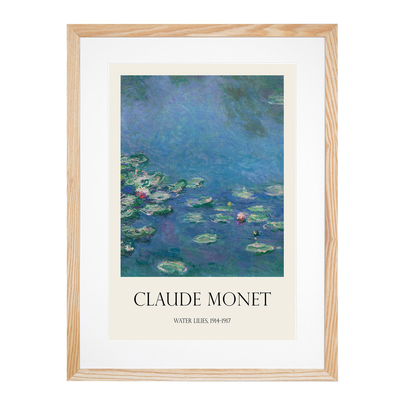 Water Lilies Lily Pond Vol.24 Print By Claude Monet