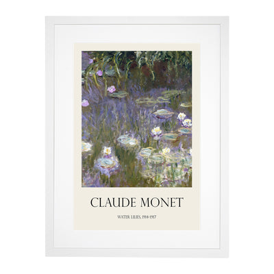 Water Lilies Lily Pond Vol.25 Print By Claude Monet