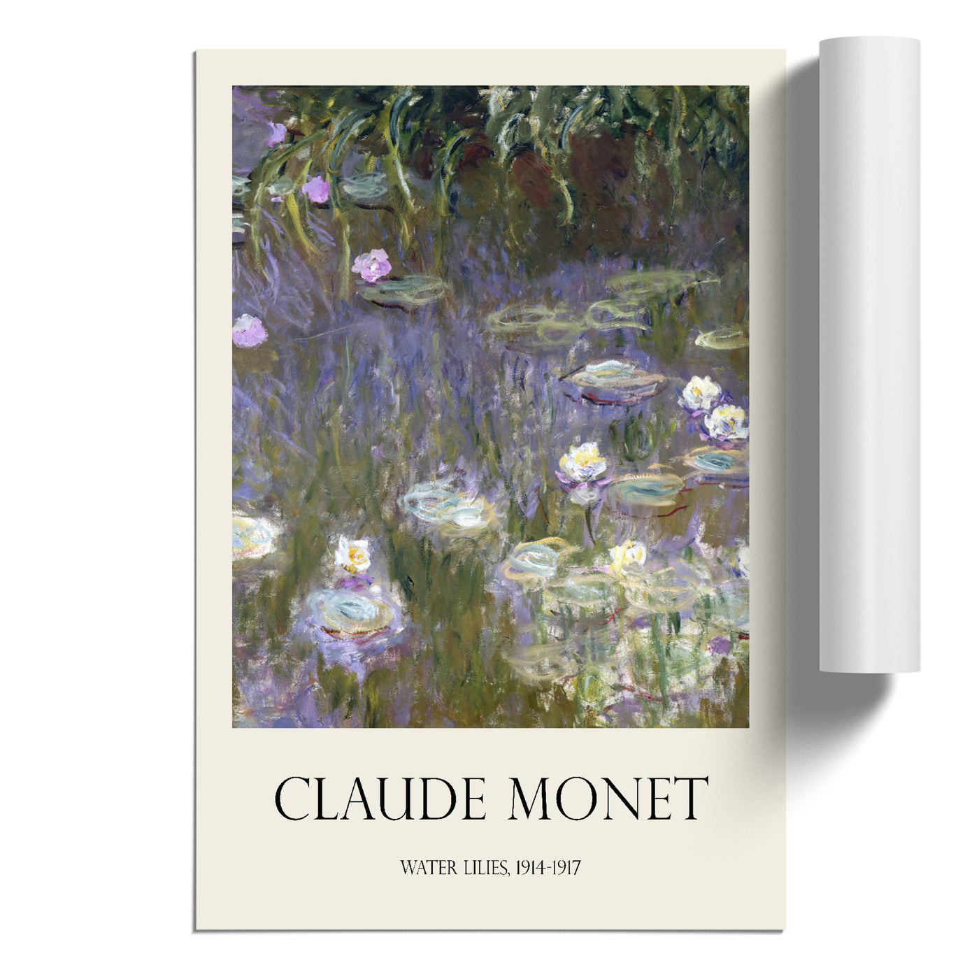 Water Lilies Lily Pond Vol.25 Print By Claude Monet