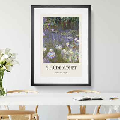 Water Lilies Lily Pond Vol.25 Print By Claude Monet