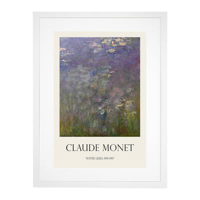 Water Lilies Lily Pond Vol.26 Print By Claude Monet