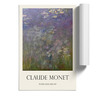 Water Lilies Lily Pond Vol.26 Print By Claude Monet