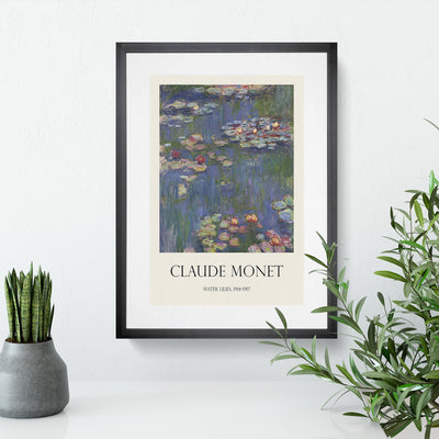 Water Lilies Lily Pond Vol.27 Print By Claude Monet