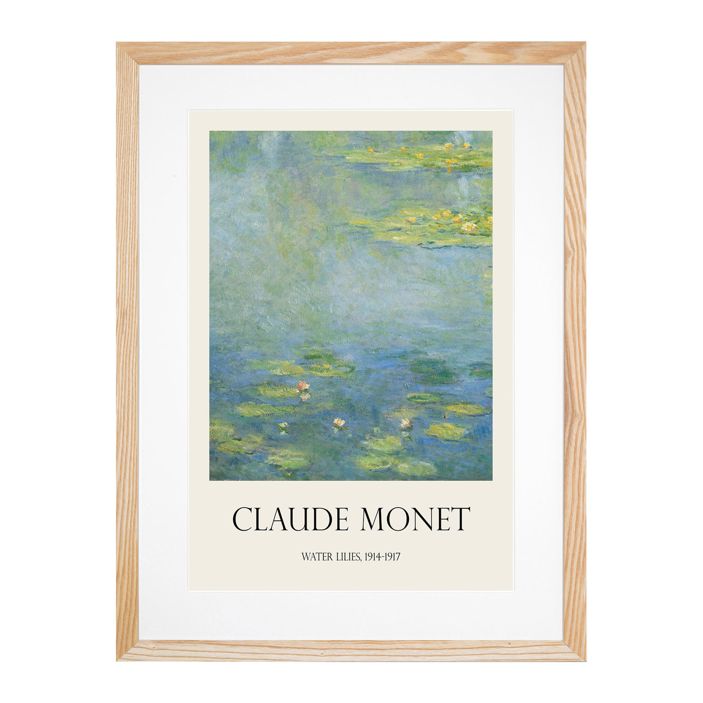 Water Lilies Lily Pond Vol.28 Print By Claude Monet