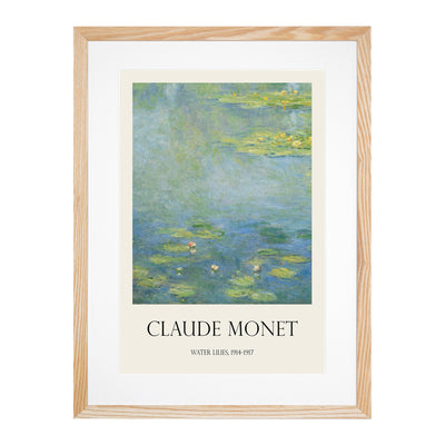 Water Lilies Lily Pond Vol.28 Print By Claude Monet