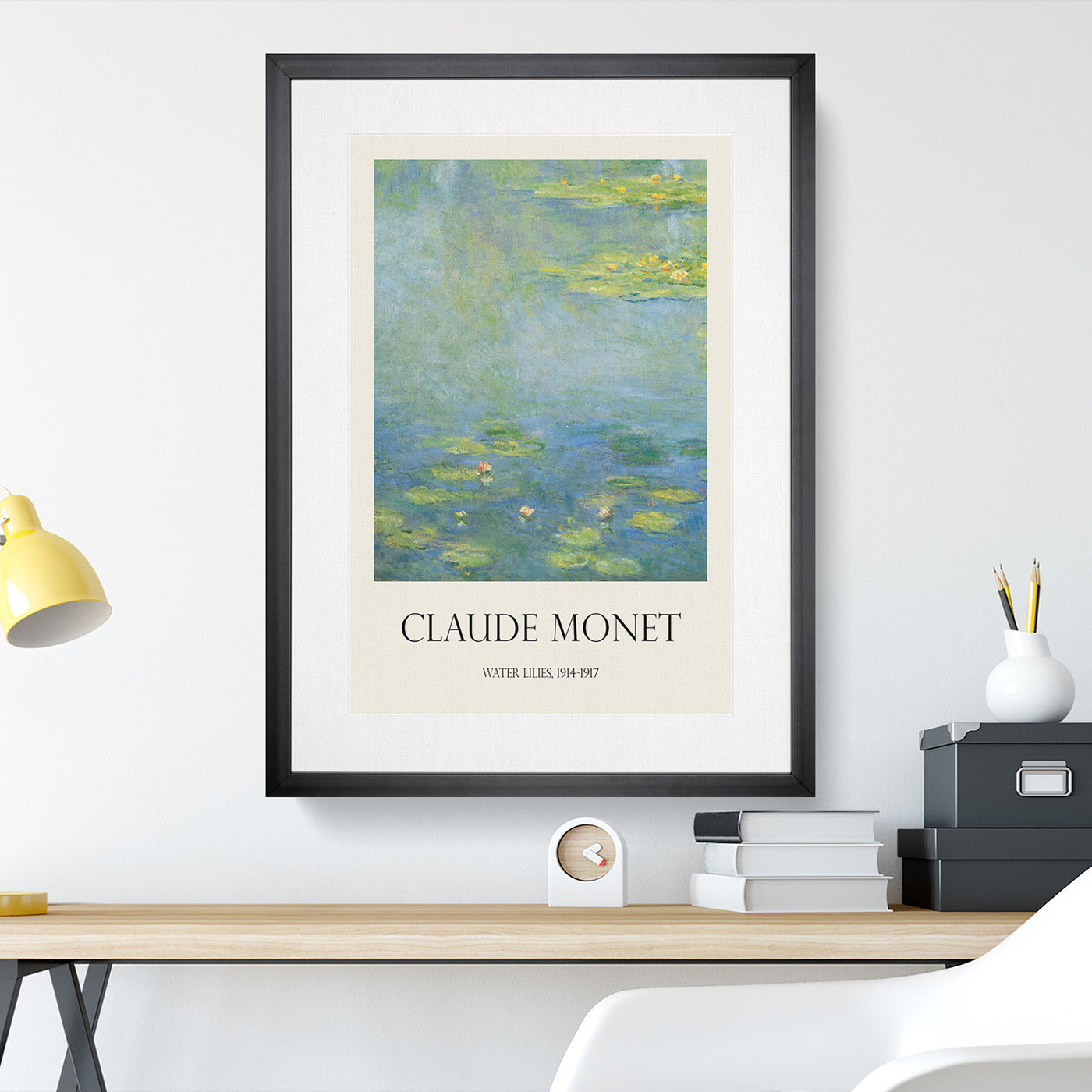 Water Lilies Lily Pond Vol.28 Print By Claude Monet