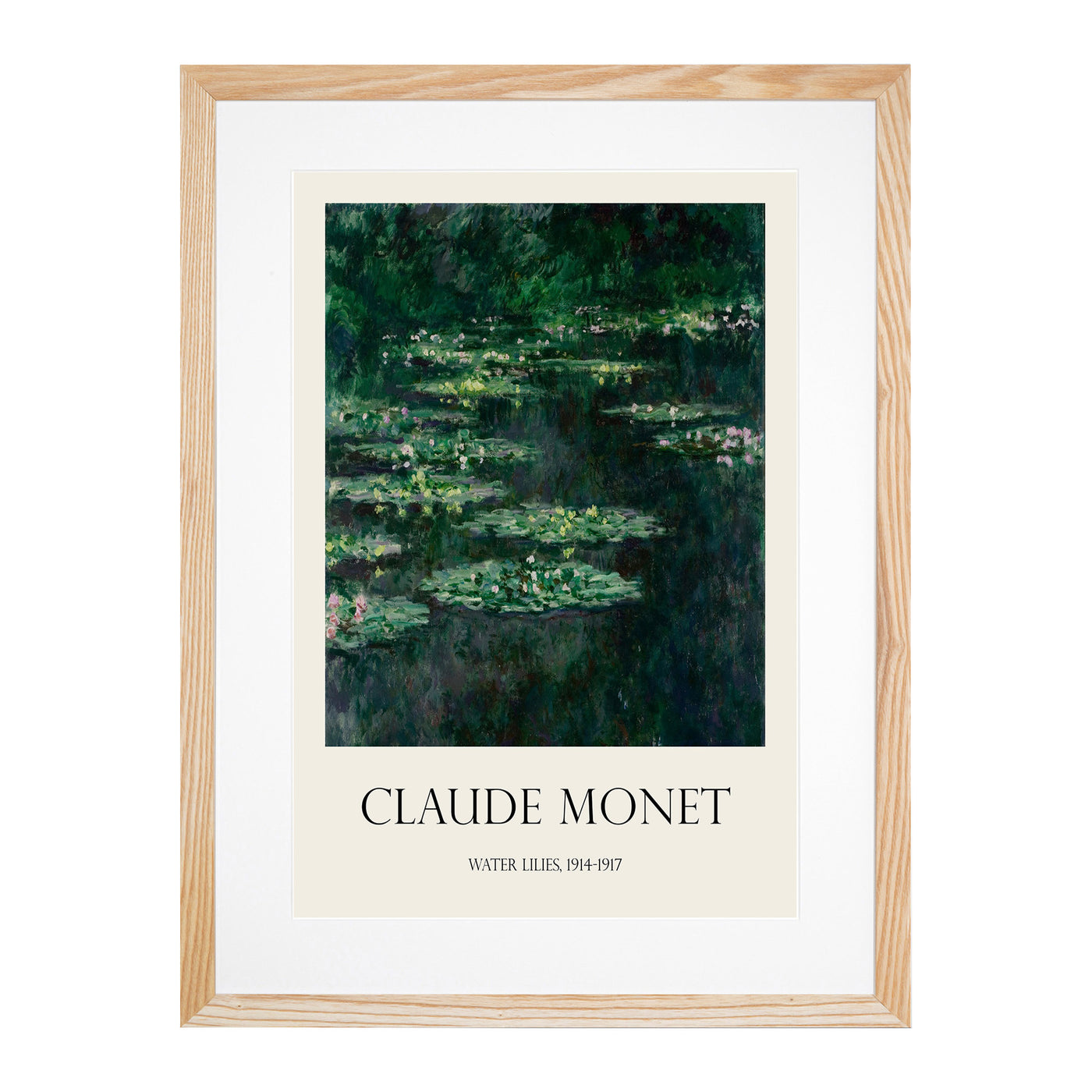 Water Lilies Lily Pond Vol.29 Print By Claude Monet