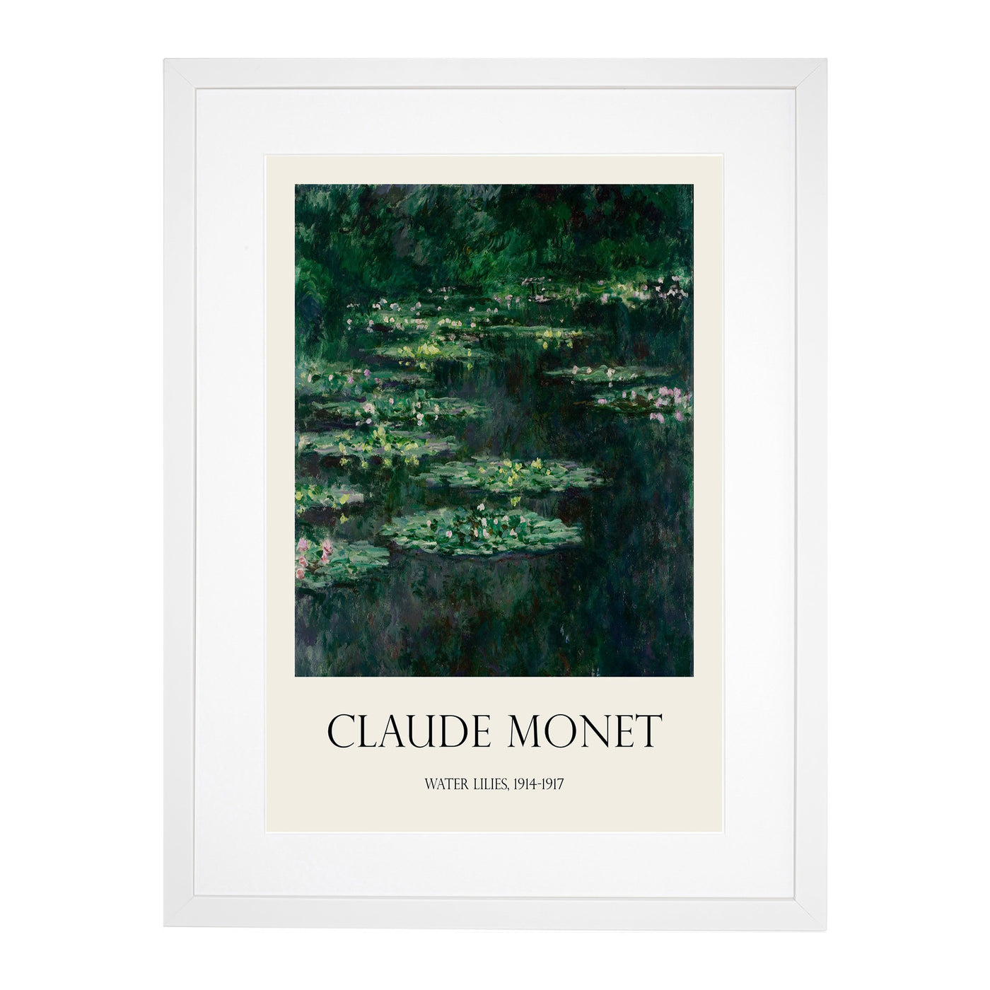 Water Lilies Lily Pond Vol.29 Print By Claude Monet