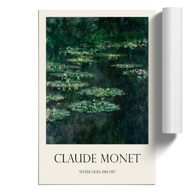 Water Lilies Lily Pond Vol.29 Print By Claude Monet