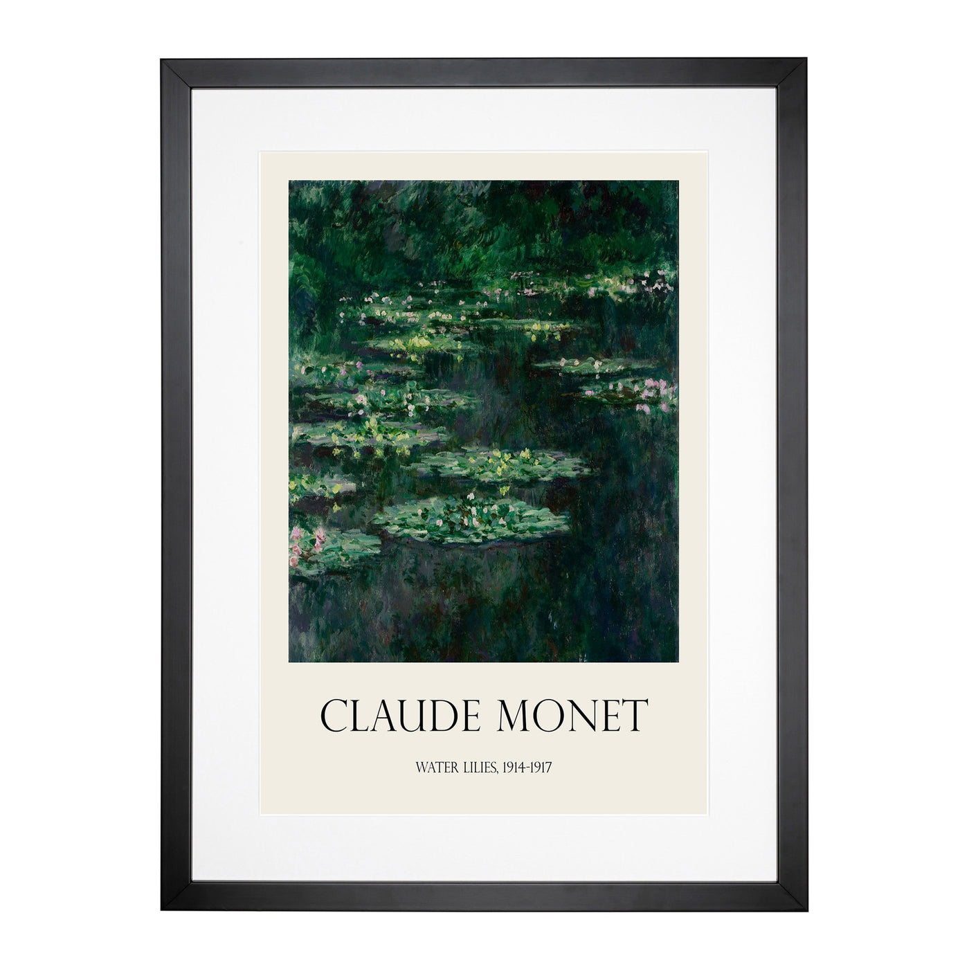 Water Lilies Lily Pond Vol.29 Print By Claude Monet Framed Print Main Image