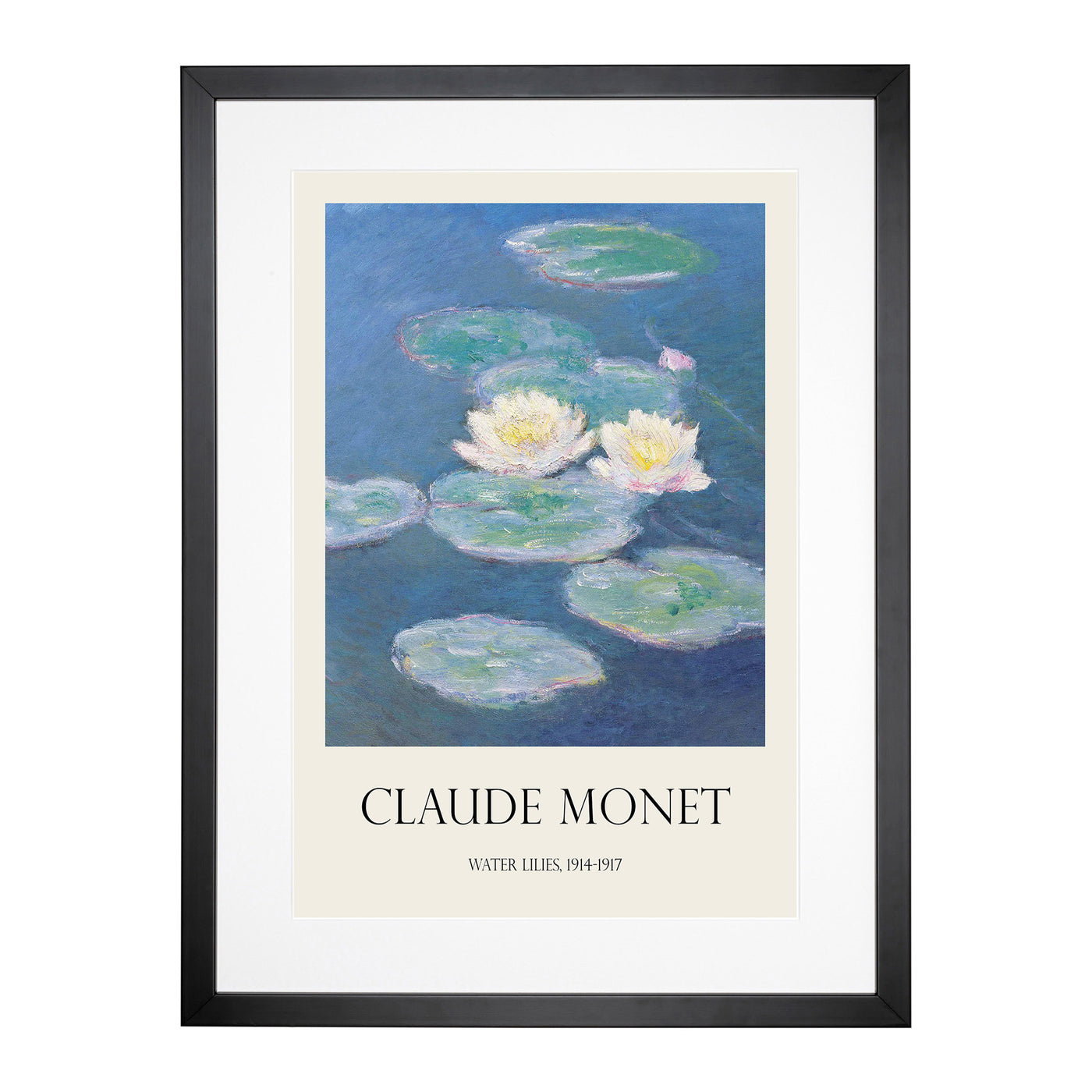 Water Lilies Lily Pond Vol.3 Print By Claude Monet Framed Print Main Image