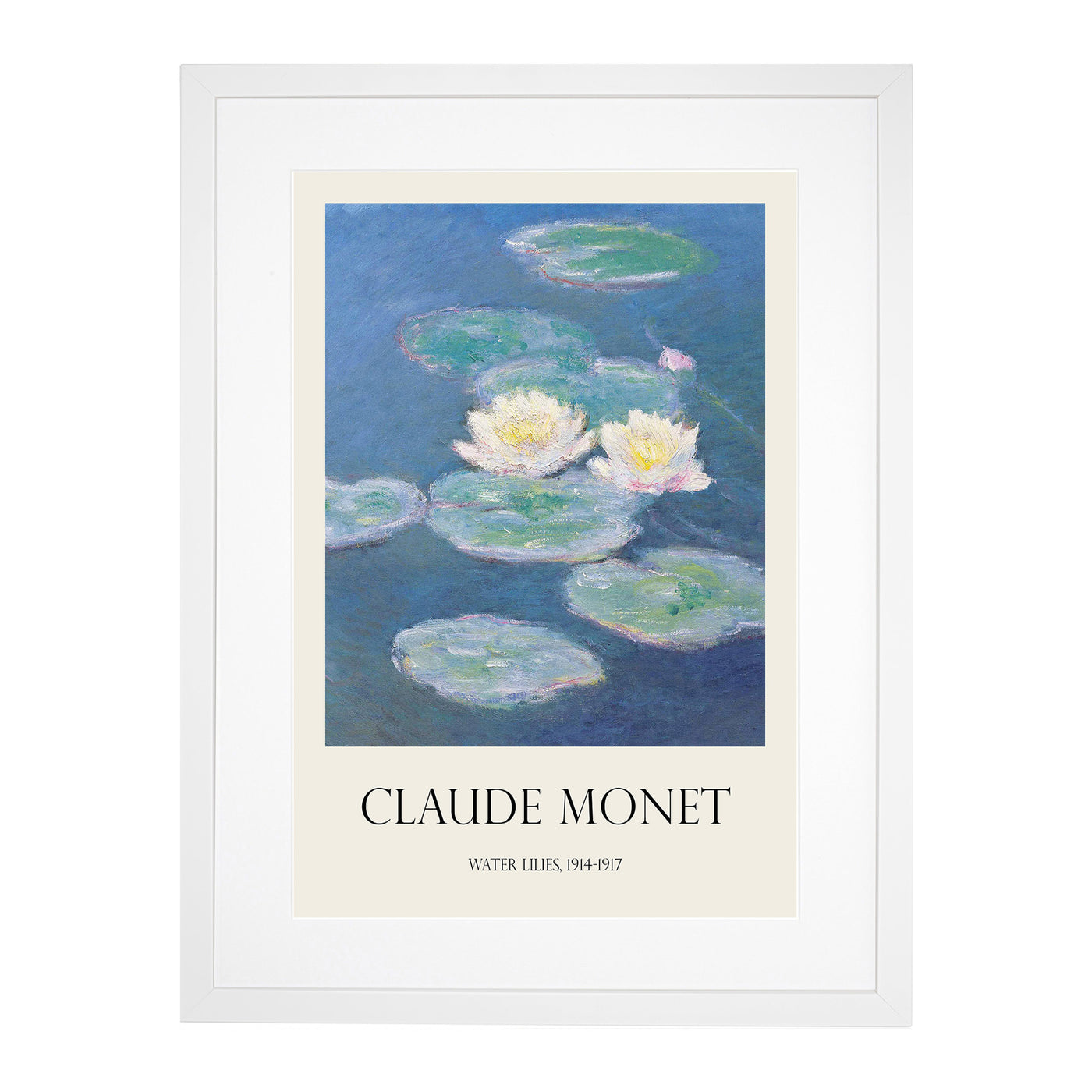 Water Lilies Lily Pond Vol.3 Print By Claude Monet