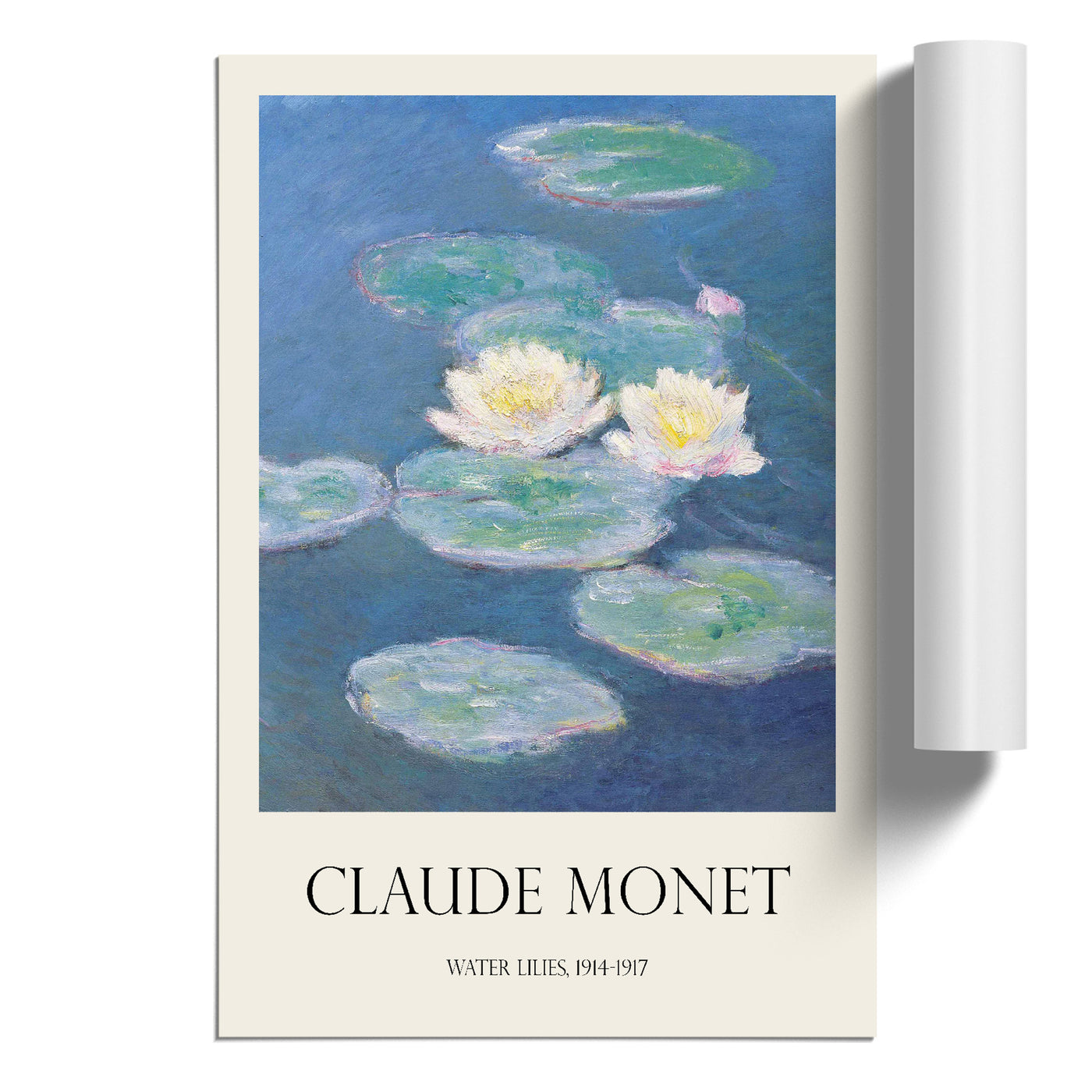 Water Lilies Lily Pond Vol.3 Print By Claude Monet