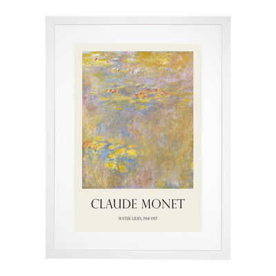 Water Lilies Lily Pond Vol.30 Print By Claude Monet