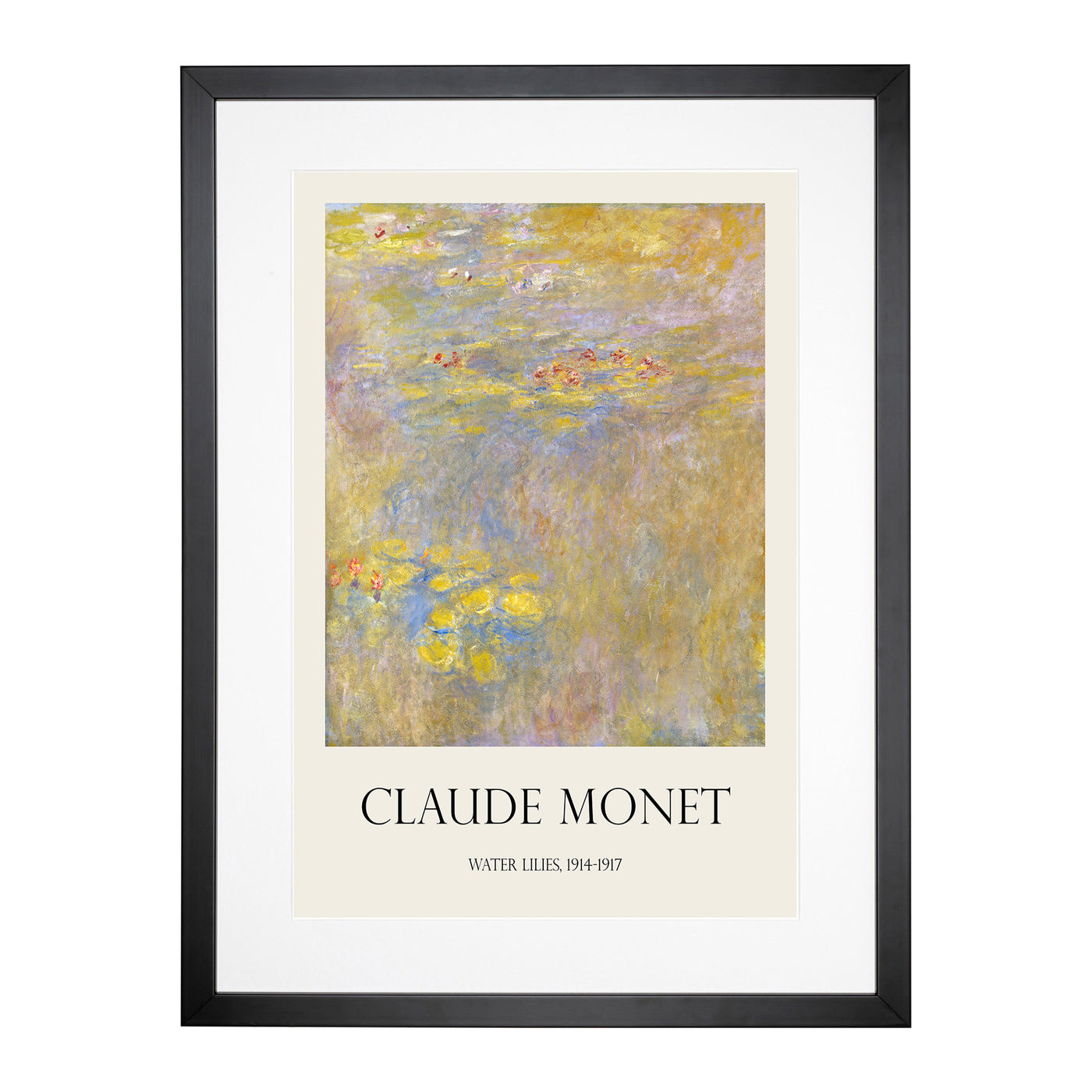 Water Lilies Lily Pond Vol.30 Print By Claude Monet Framed Print Main Image