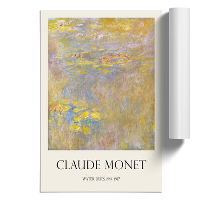 Water Lilies Lily Pond Vol.30 Print By Claude Monet