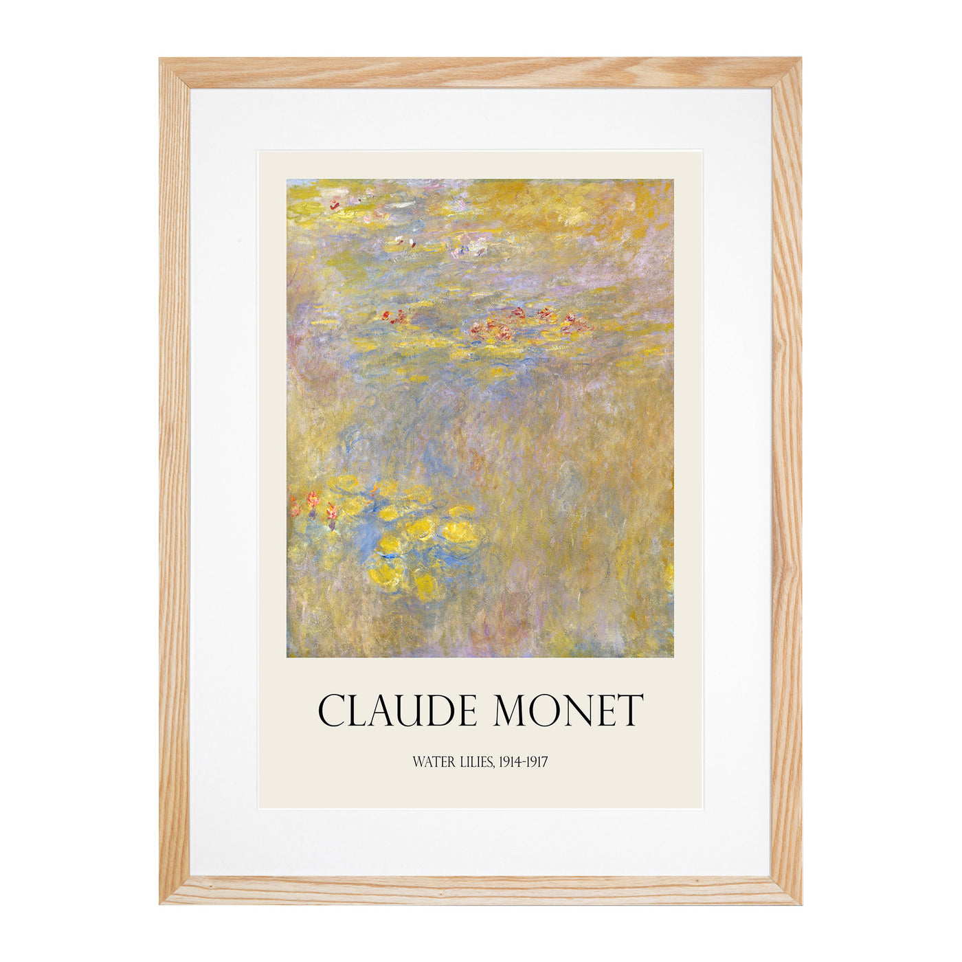 Water Lilies Lily Pond Vol.30 Print By Claude Monet