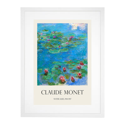 Water Lilies Lily Pond Vol.33 Print By Claude Monet