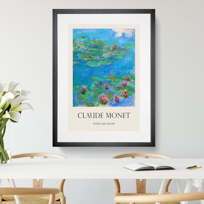 Water Lilies Lily Pond Vol.33 Print By Claude Monet