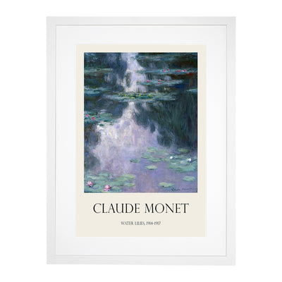 Water Lilies Lily Pond Vol.34 Print By Claude Monet