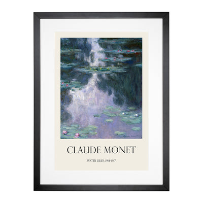 Water Lilies Lily Pond Vol.34 Print By Claude Monet Framed Print Main Image