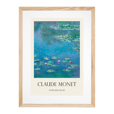 Water Lilies Lily Pond Vol.35 Print By Claude Monet