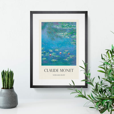 Water Lilies Lily Pond Vol.35 Print By Claude Monet