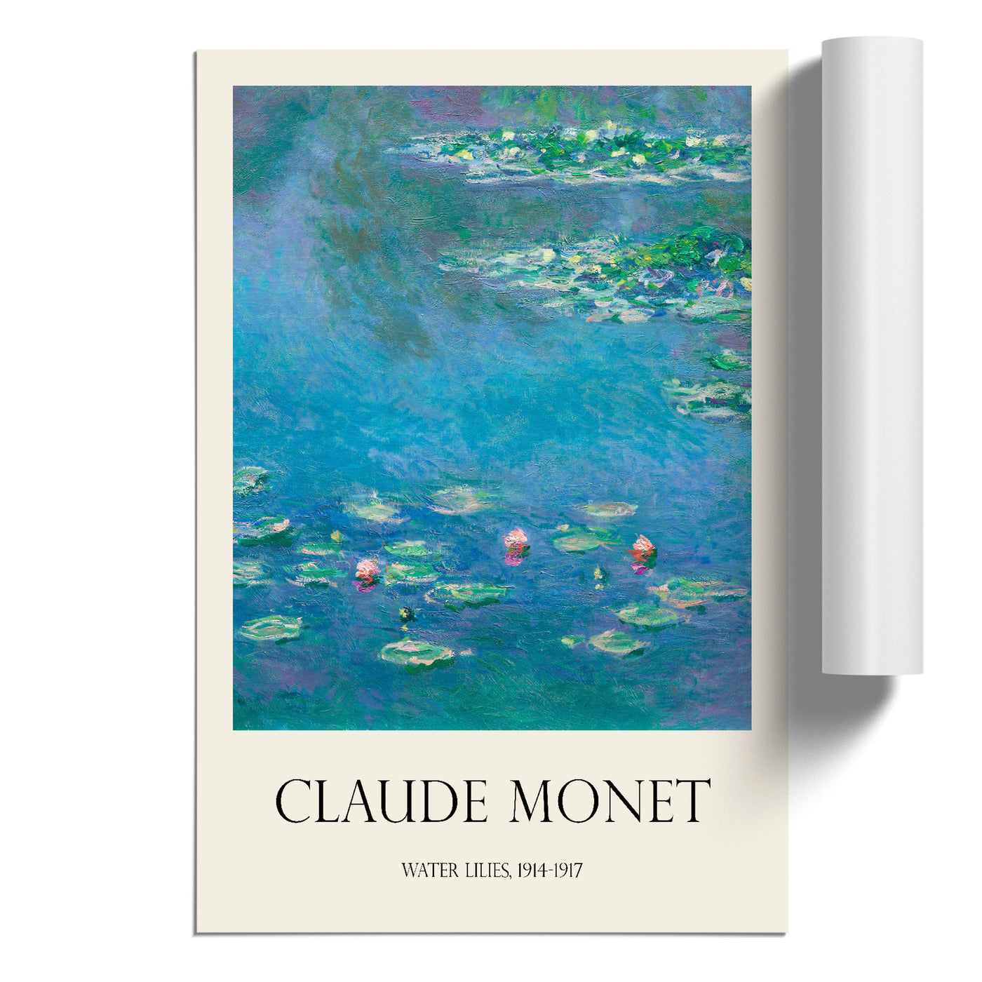 Water Lilies Lily Pond Vol.35 Print By Claude Monet