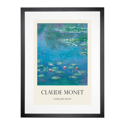 Water Lilies Lily Pond Vol.35 Print By Claude Monet Framed Print Main Image