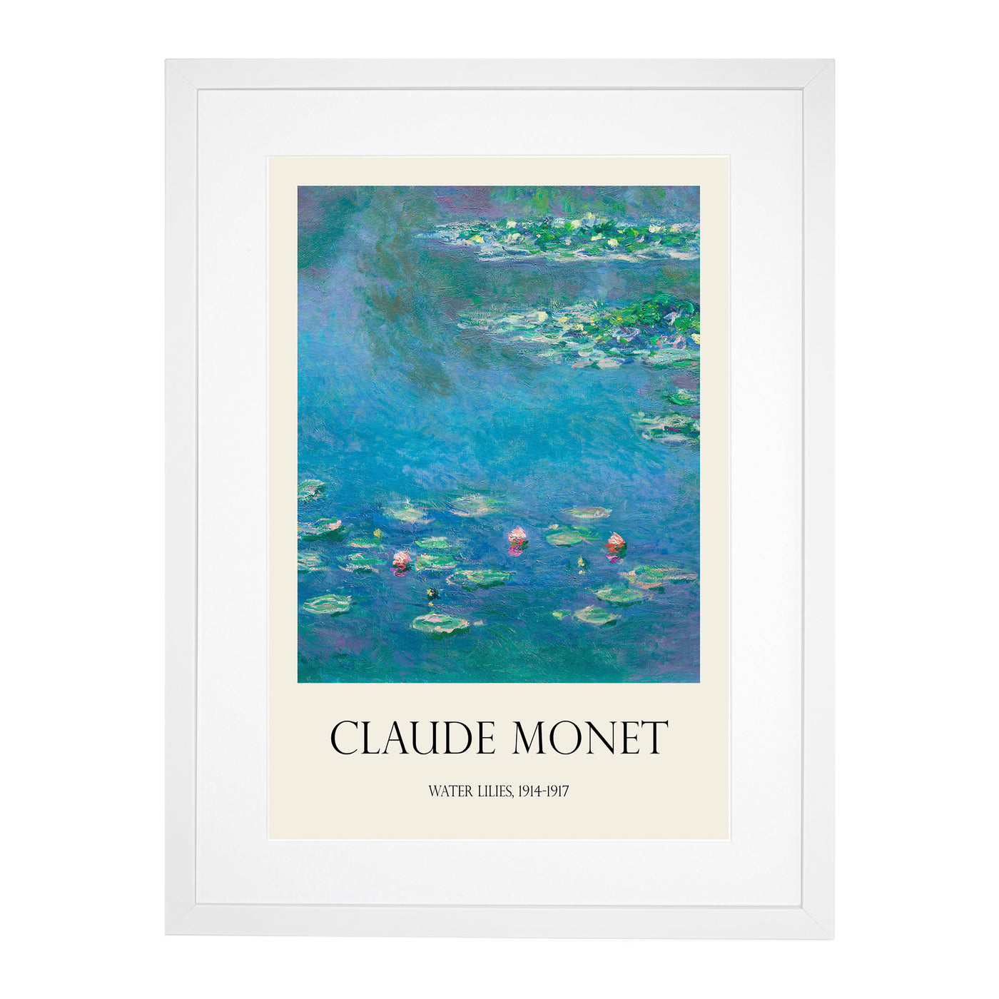 Water Lilies Lily Pond Vol.35 Print By Claude Monet