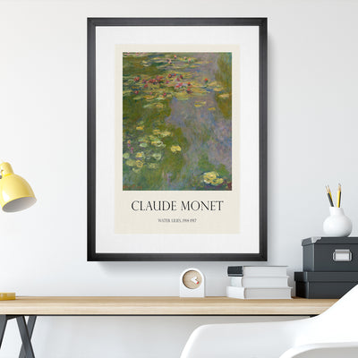 Water Lilies Lily Pond Vol.36 Print By Claude Monet