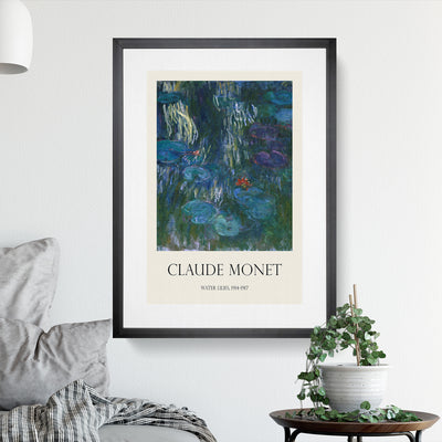 Water Lilies Lily Pond Vol.37 Print By Claude Monet