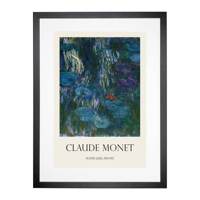 Water Lilies Lily Pond Vol.37 Print By Claude Monet Framed Print Main Image