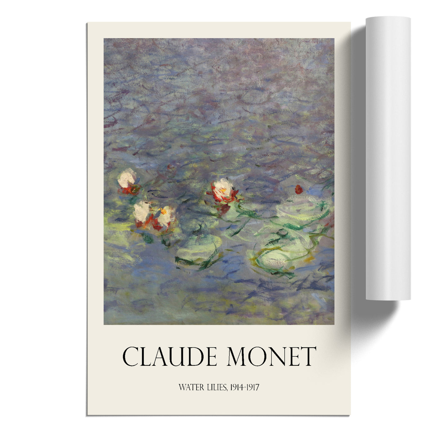 Water Lilies Lily Pond Vol.38 Print By Claude Monet