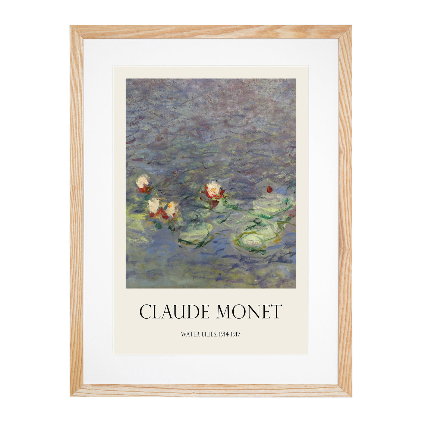 Water Lilies Lily Pond Vol.38 Print By Claude Monet