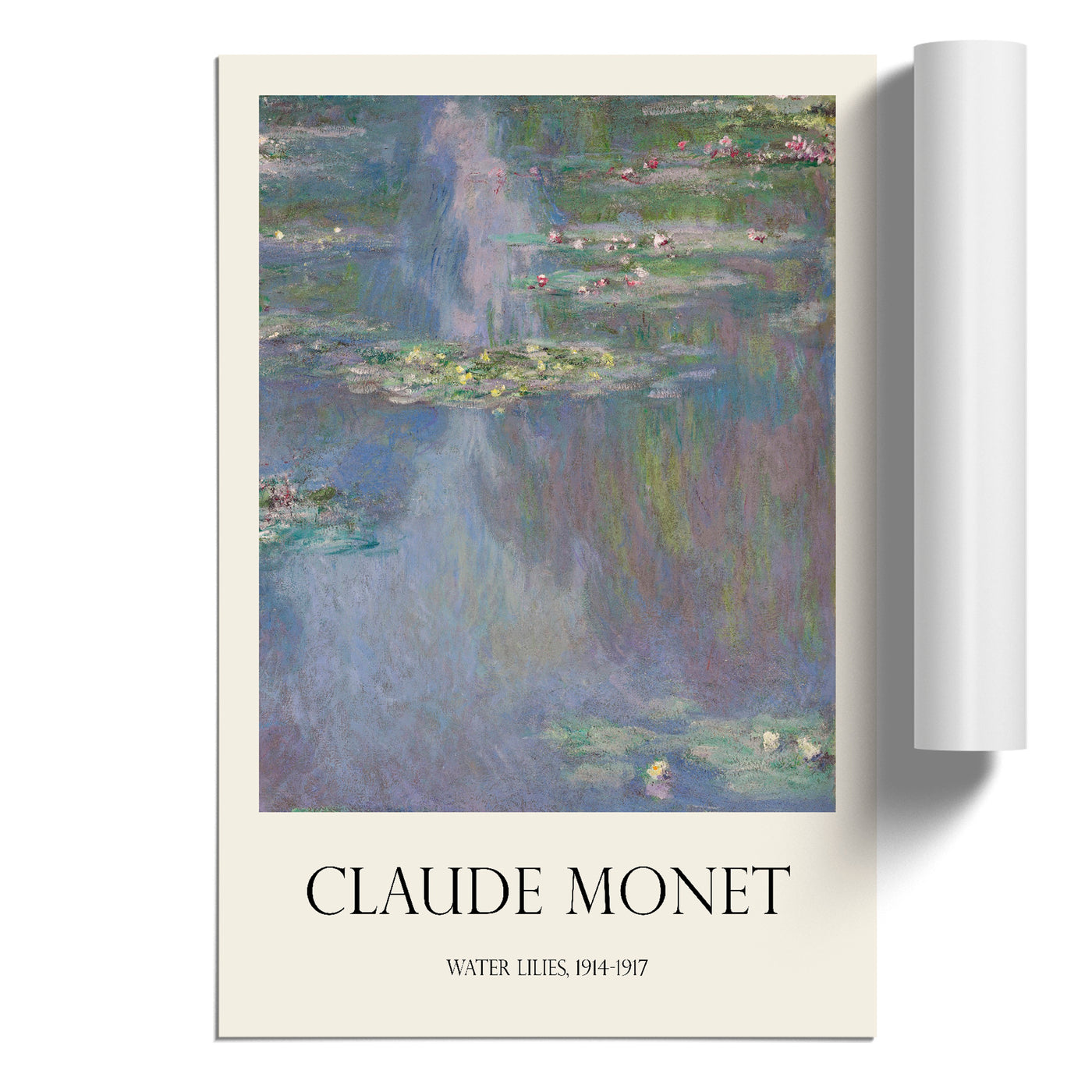 Water Lilies Lily Pond Vol.39 Print By Claude Monet