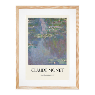 Water Lilies Lily Pond Vol.39 Print By Claude Monet