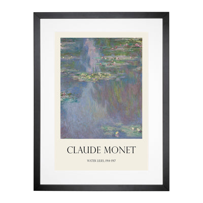 Water Lilies Lily Pond Vol.39 Print By Claude Monet Framed Print Main Image