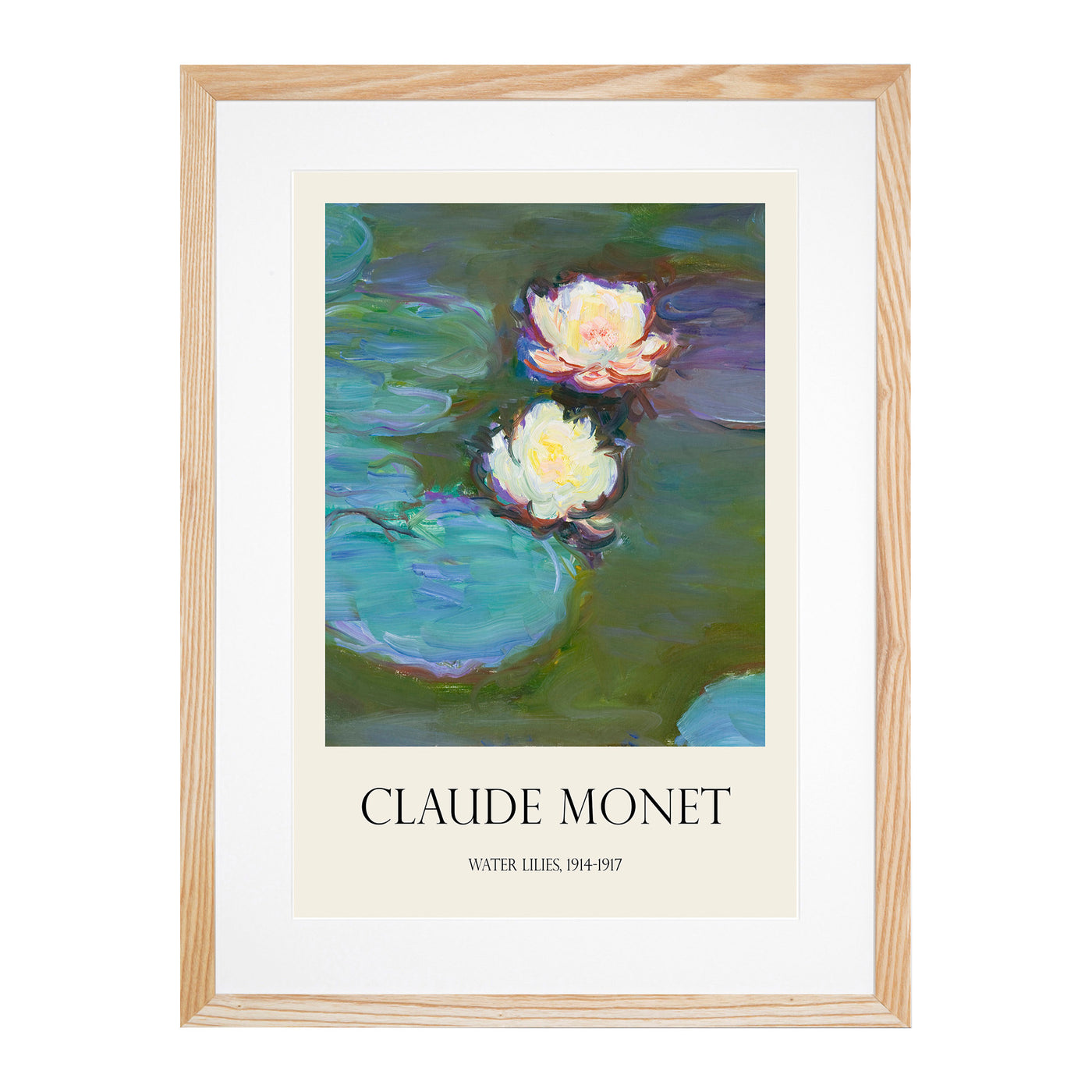 Water Lilies Lily Pond Vol.41 Print By Claude Monet