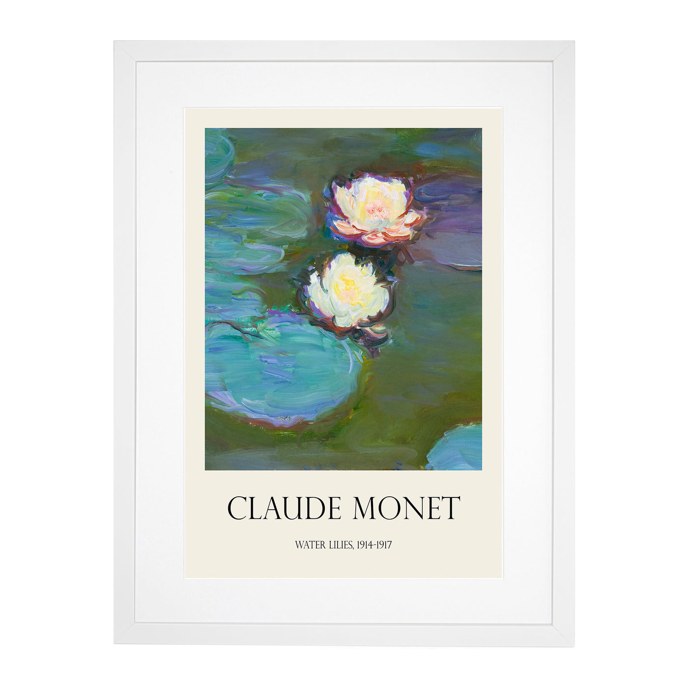 Water Lilies Lily Pond Vol.41 Print By Claude Monet