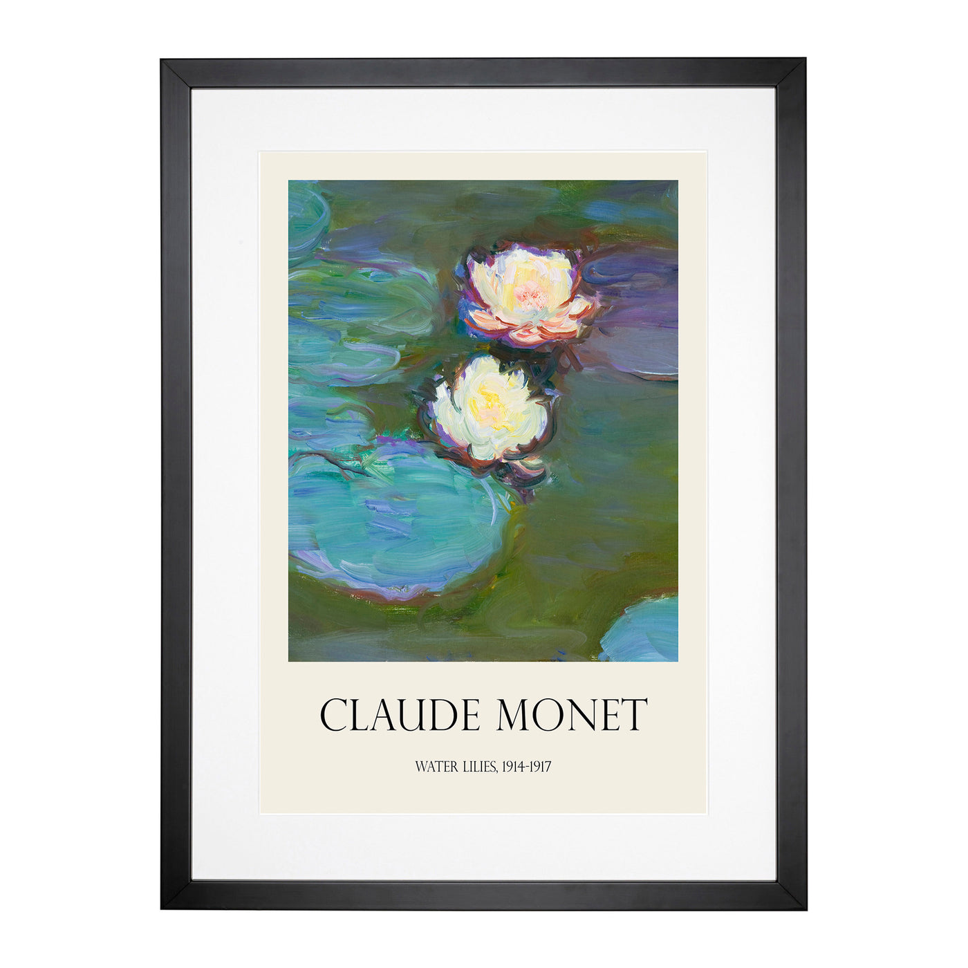 Water Lilies Lily Pond Vol.41 Print By Claude Monet Framed Print Main Image